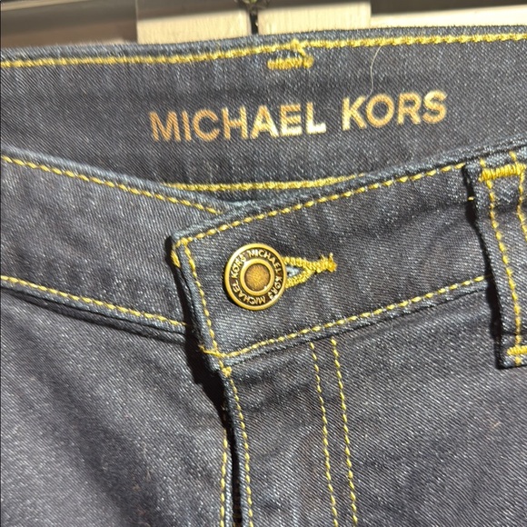 Michael Kors Blue Skinny Jeans with Rich Indigo Hue - Picture 2 of 7